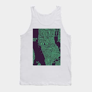 cool new york city map Tank Top